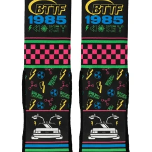 Universal Orlando Resort Back To The Future Adult Crew Socks* Socks