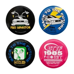 Universal Orlando Resort Back To The Future Button Set* Pins