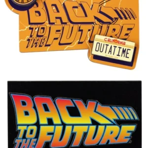 Universal Orlando Resort Back To The Future Wood Magnet Set* Magnets