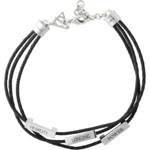 Universal Orlando Resort Deathly Hallows&trade; Leather Bracelet* Jewelry