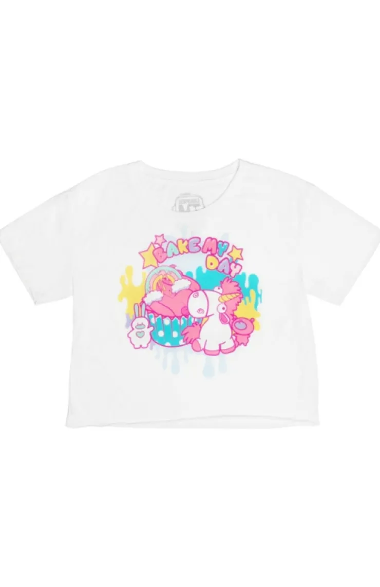 Universal Orlando Resort Despicable Me Bake My Day Fluffy Crop T-Shirt* Adult Fashion Tops
