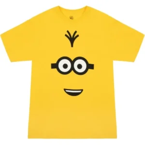 Universal Orlando Resort Despicable Me Two Eye Minion Face Adult T-Shirt* Adult T-shirts