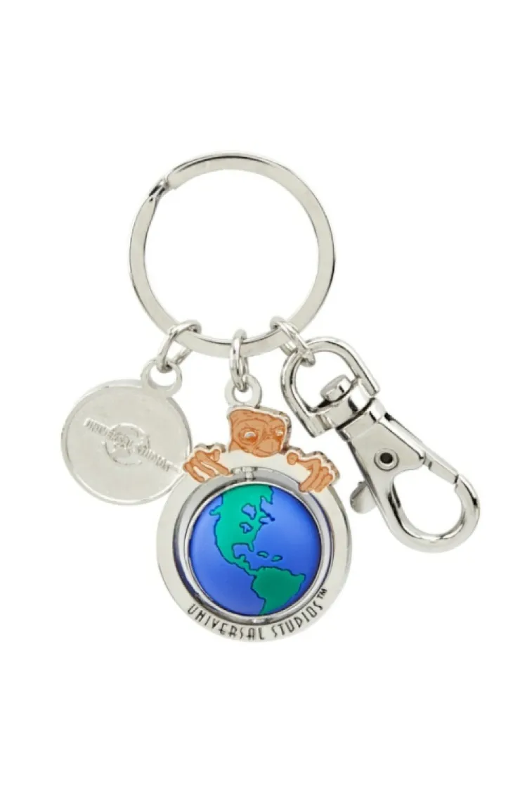 Universal Orlando Resort E.T. Universal Studios Globe Spinning Keychain* Key Chains