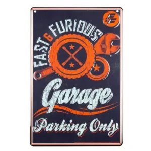 Universal Orlando Resort Fast & Furious Garage Parking Sign* Home Decorations