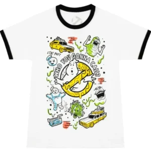 Universal Orlando Resort Ghostbusters "Who You Gonna Call?" Adult Ringer T-Shirt* Adult T-shirts