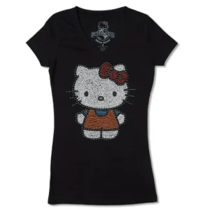 Universal Orlando Resort Hello Kitty&reg; Ladies Nailhead T-Shirt* Adult Fashion Tops