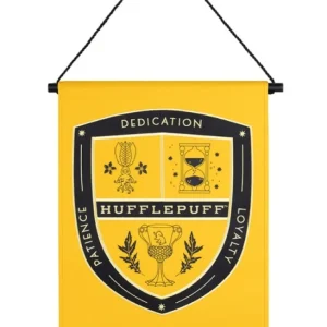Universal Orlando Resort Hufflepuff™ Attributes Crest Wall Banner* Hogwarts™ Essentials | Home Decorations