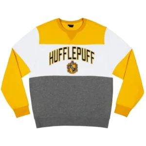 Universal Orlando Resort Hufflepuff&trade; Color Block Adult Crew Neck Sweatshirt* Adult Outerwear