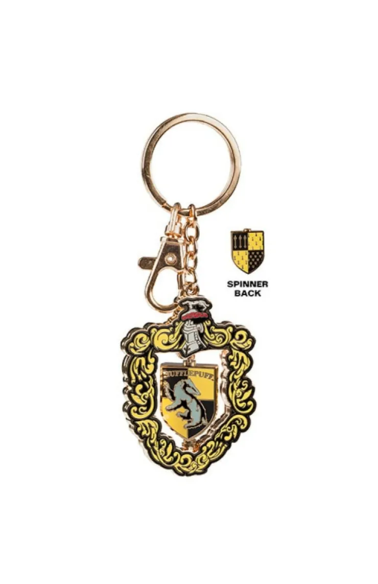 Universal Orlando Resort Hufflepuff™ Crest Spinning Keychain* Key Chains