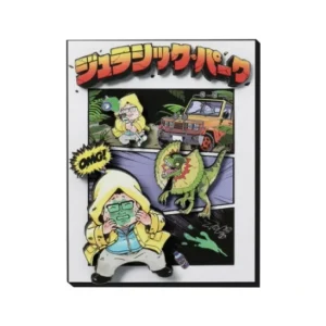 Universal Orlando Resort Jurassic Park Anime Dilophosaurus Attack Scene Magnet* Magnets