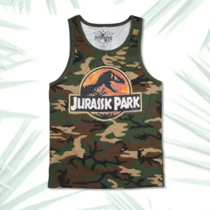 Universal Orlando Resort Jurassic Park Camo Men's Tank* Adult T-shirts