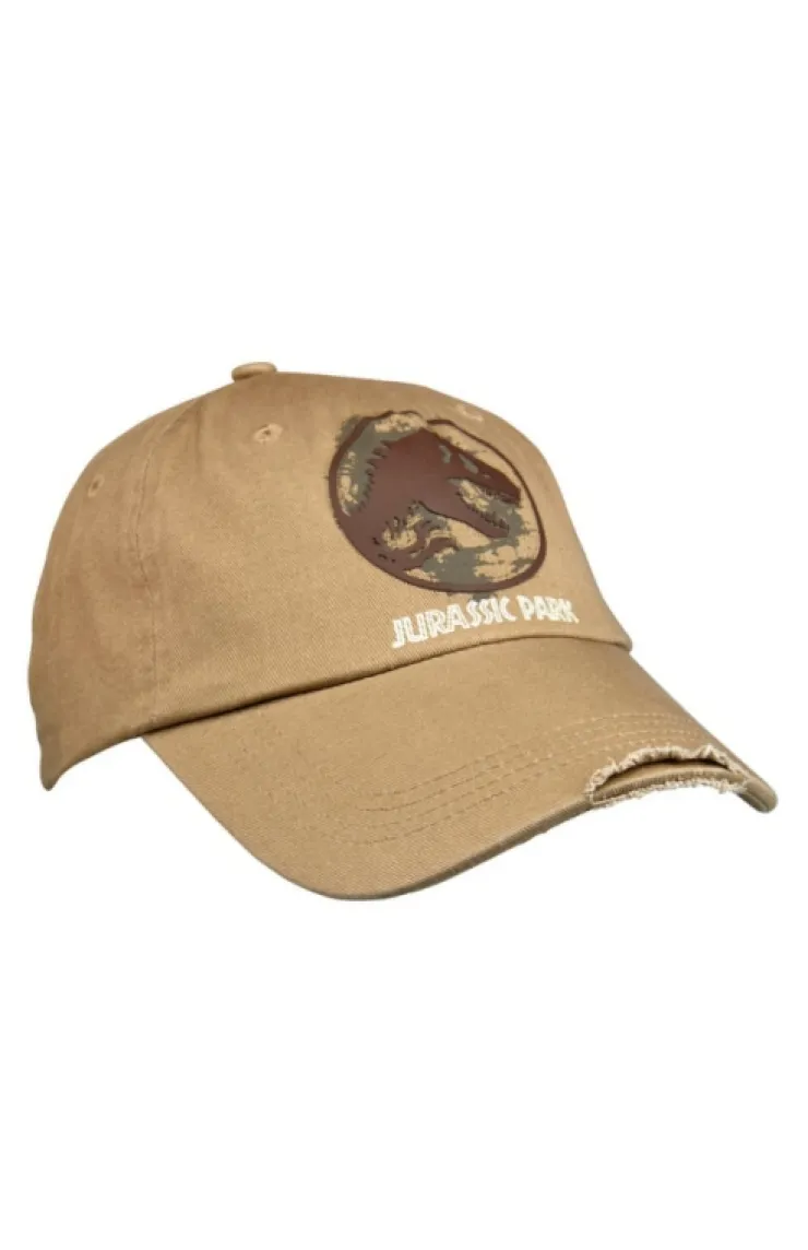 Universal Orlando Resort Jurassic Park Logo Khaki Adult Cap* Headwear | Headwear