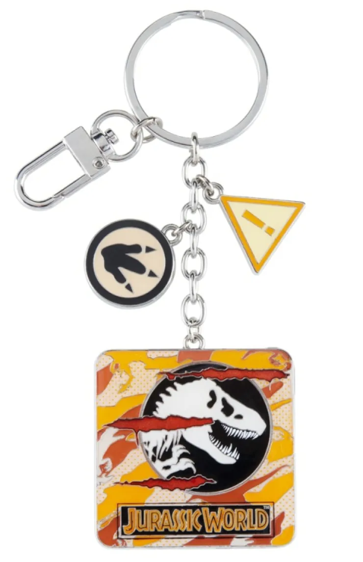 Universal Orlando Resort Jurassic World Camo Charm Keychain* Key Chains
