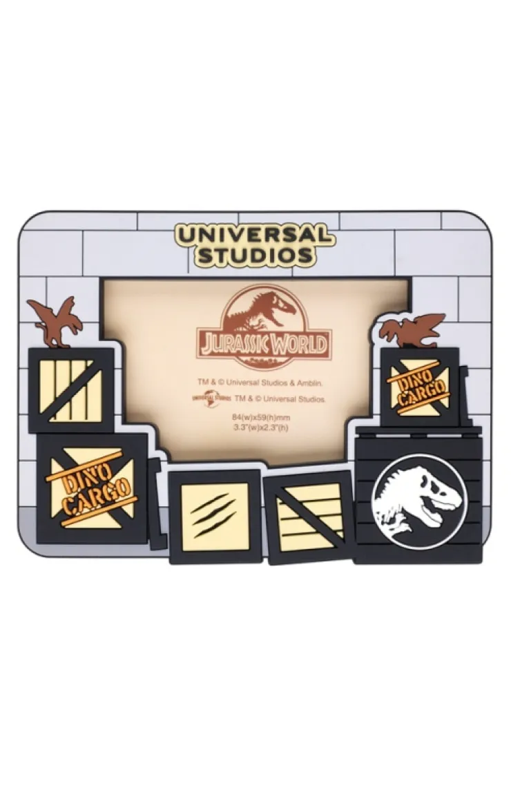 Universal Orlando Resort Jurassic World Crates Picture Frame Magnet* Magnets