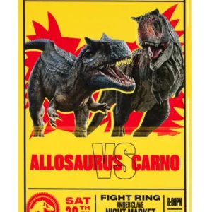 Universal Orlando Resort Jurassic World Malta Fight Night Poster Metal Sign* Home Decorations