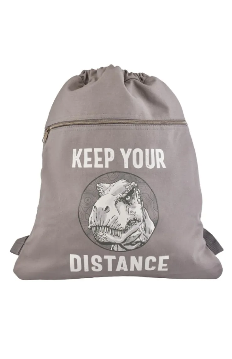 Universal Orlando Resort Jurassic World "Keep Your Distance" Drawstring Backpack* Bags | Bags