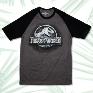 Universal Orlando Resort Jurassic World Stone Logo Men's T-Shirt* Adult T-shirts