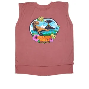 Universal Orlando Resort Jurassic World Tropical Ladies T-Shirt* Adult Fashion Tops