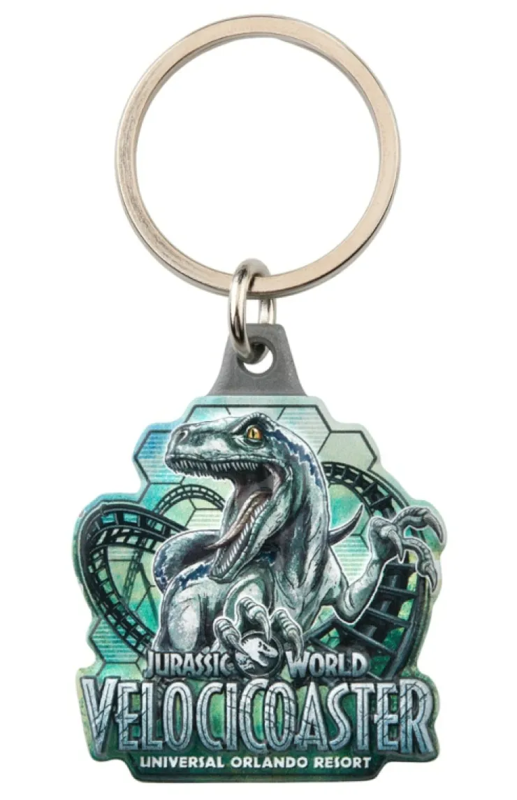 Universal Orlando Resort Jurassic World VelociCoaster Keychain* Key Chains