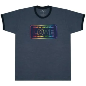 Universal Orlando Resort Love Is Universal License Plate T-Shirt* Adult T-shirts