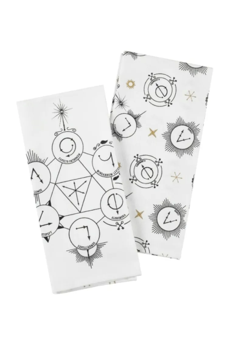 Universal Orlando Resort Magical Spells Tea Towel Set* Home Decorations