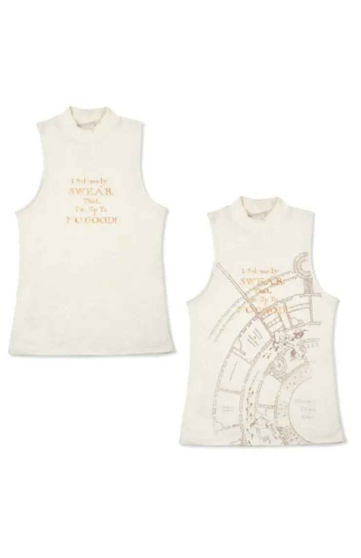 Universal Orlando Resort Marauder's Map Color Changing Ladies Tank* Adult Fashion Tops
