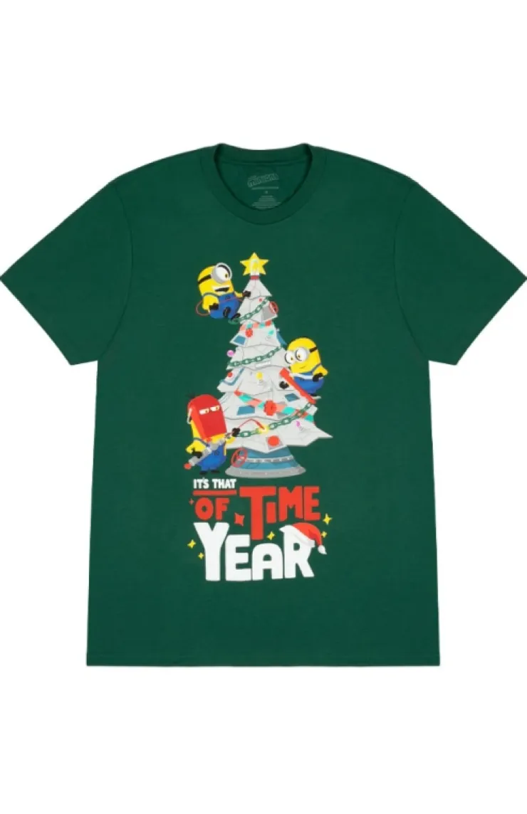 Universal Orlando Resort Minion Holiday "It's That Time Of Year" Adult T-Shirt* Adult T-shirts