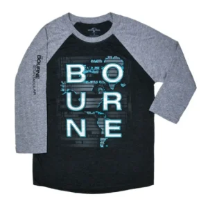 Universal Orlando Resort The Bourne Stuntacular Blacklight Reactive Adult T-Shirt* Adult T-shirts
