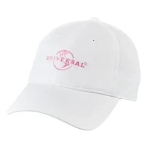 Universal Orlando Resort Universal Logo White & Pink Adult Cap* Headwear | Headwear