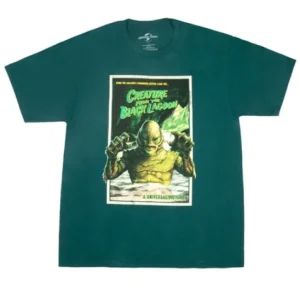 Universal Orlando Resort Universal Monsters Creature from the Black Lagoon Poster Adult T-Shirt* Adult T-shirts