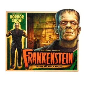 Universal Orlando Resort Universal Monsters Frankenstein Poster Wooden Magnet* Magnets