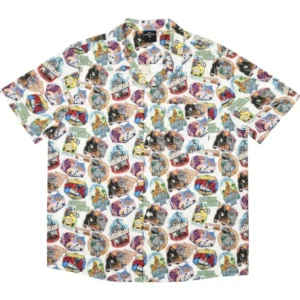 Universal Orlando Resort Universal Studios Collage Adult Button-Up Shirt* Adult Fashion Tops