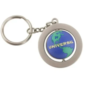 Universal Orlando Resort Universal Studios Globe Spinning Keychain* Key Chains