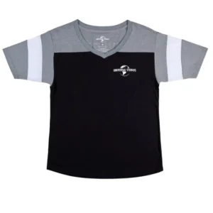 Universal Orlando Resort Universal Studios Ladies Black V-Neck T-shirt* Adult Fashion Tops