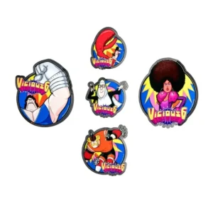 Universal Orlando Resort Vicious 6 Premium Chrome Sticker Set* Stationery