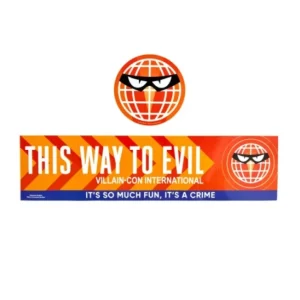 Universal Orlando Resort Villain-Con International Decal & Bumper Strip 2-Piece Set* Home Decorations