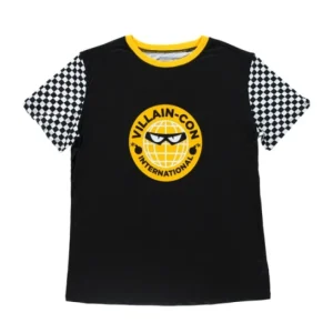 Universal Orlando Resort Villain-Con International Black & Yellow Globe Adult T-Shirt* Adult T-shirts