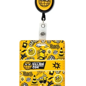 Universal Orlando Resort Villain-Con International Black & Yellow Badge Reel* Lanyards | Lanyards
