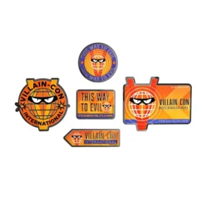 Universal Orlando Resort Villain-Con International Premium Chrome Sticker Set* Stationery