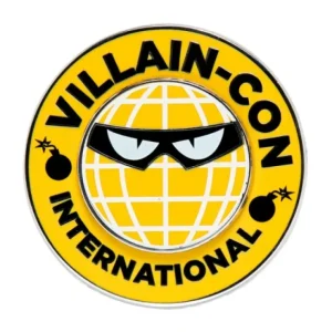 Universal Orlando Resort Villain-Con International Black & Yellow Spinner Pin* Pins